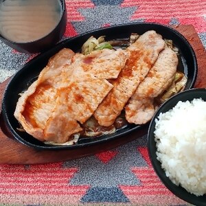 調味料2つ！豚の生姜焼き